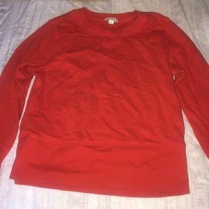 red sweater